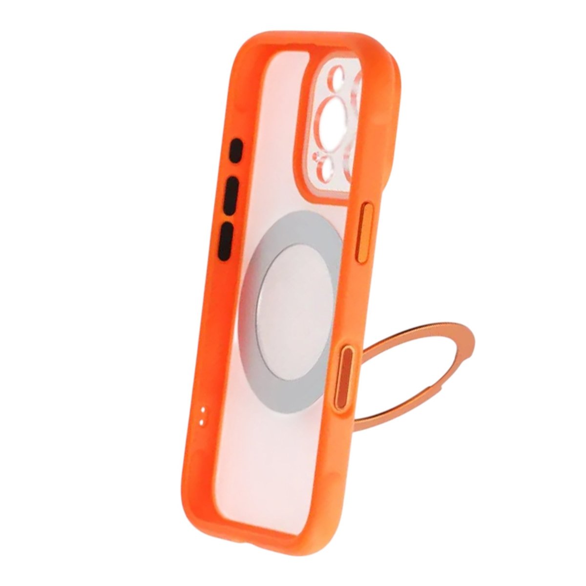 iPhone 16 Pro Deksel Roterbart stativ MagSafe Oransje