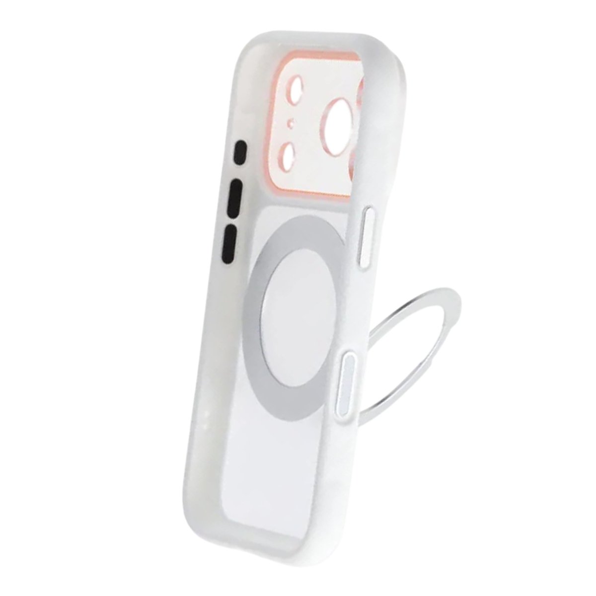 iPhone 17 Pro Max Deksel med roterbart stativ MagSafe Hvit