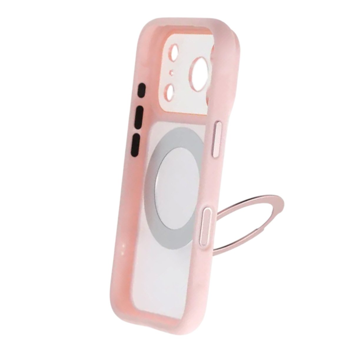 iPhone 17 Pro Deksel med roterbart stativ MagSafe Rosa