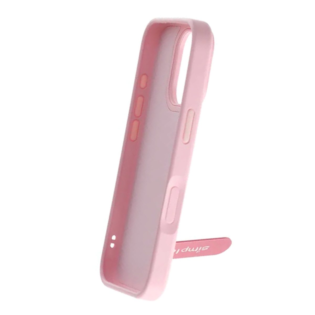 iPhone 16 Pro Max Deksel med sammenleggbart stativ Rosa