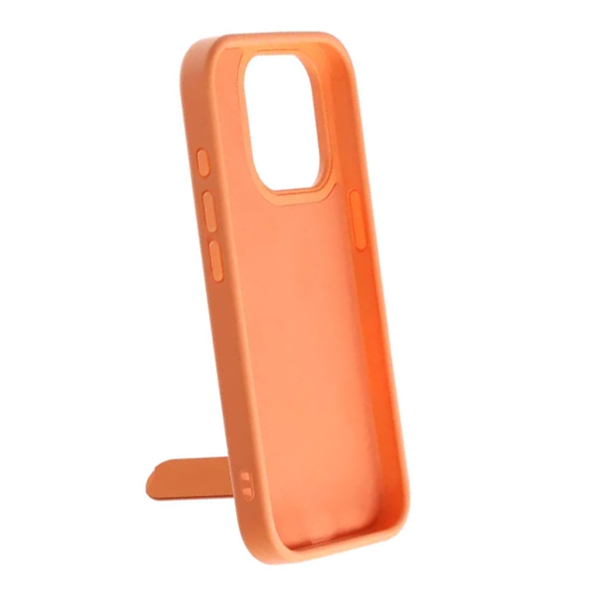 iPhone 16 Pro Deksel med sammenleggbart stativ Oransje