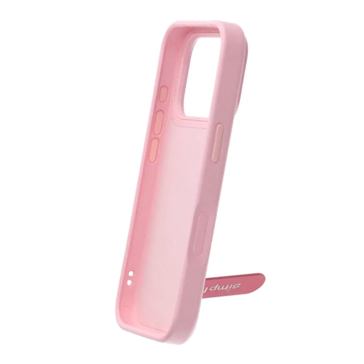 iPhone 17 Pro Deksel med sammenleggbart stativ Rosa
