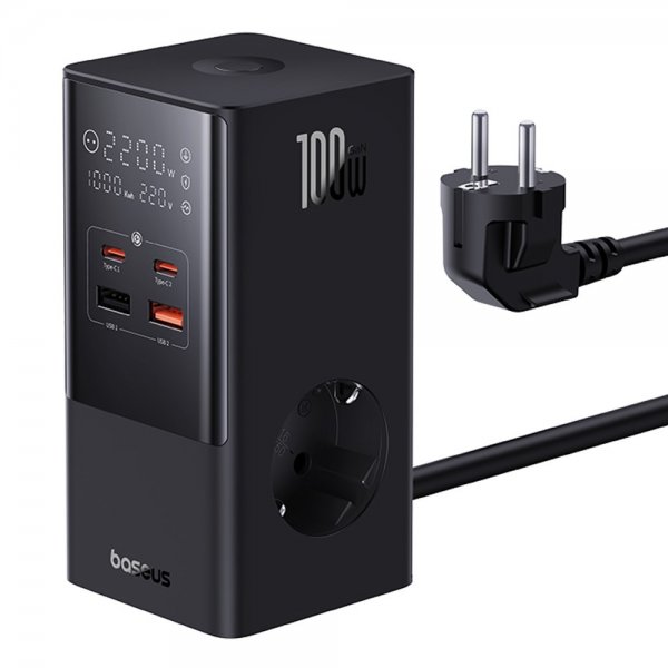 Baseus Lader PowerCombo Tower Power Strip 100W