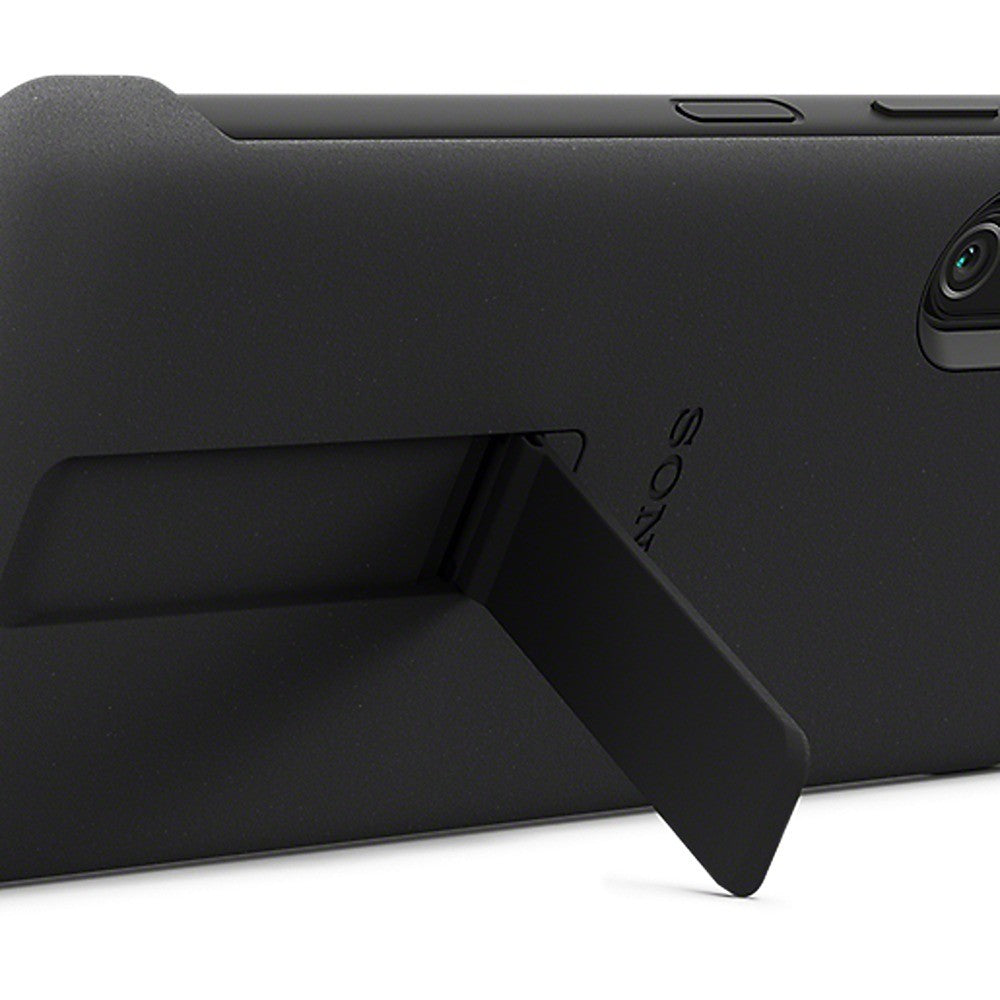 Sony Original Sony Xperia 10 V Deksel Style Cover with Stand Svart