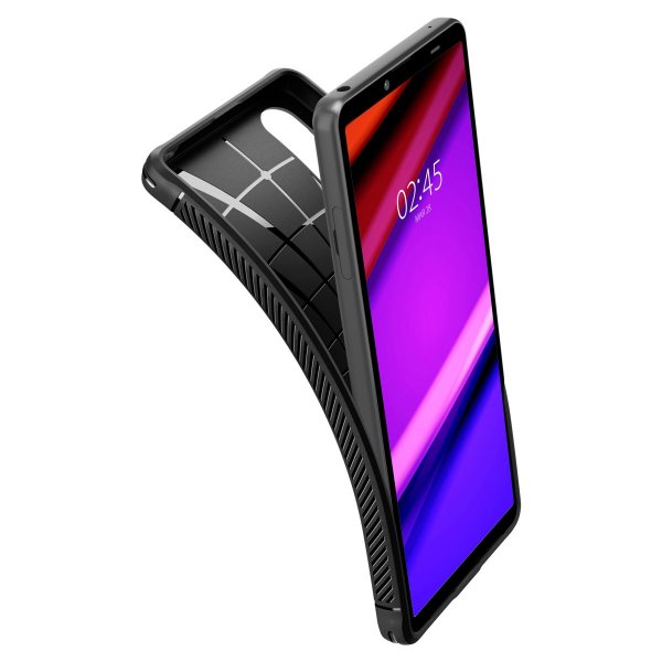 Spigen Sony Xperia 10 V Deksel Rugged Armor Matte Black