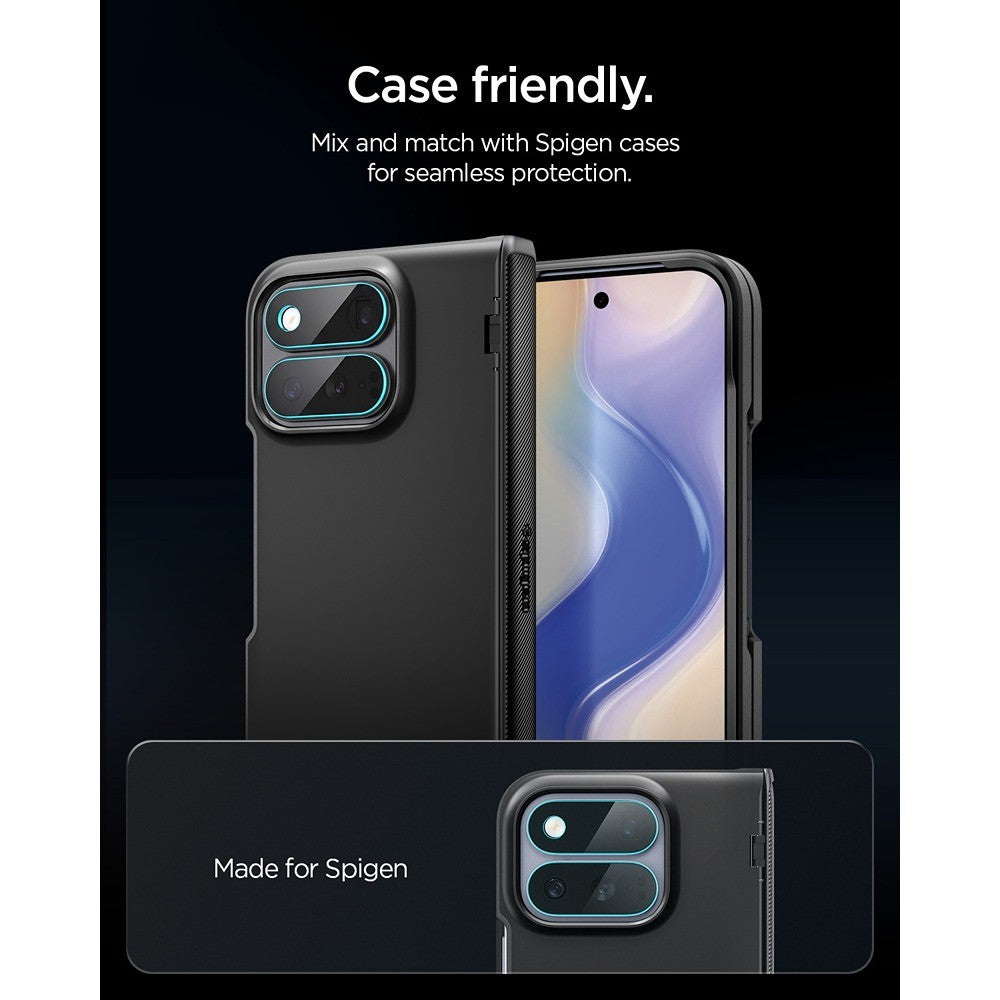 Spigen Google Pixel 11 Pro Fold Linsebeskyttelse GLAS.tR EZ Fit Optik Pro 2-pakning