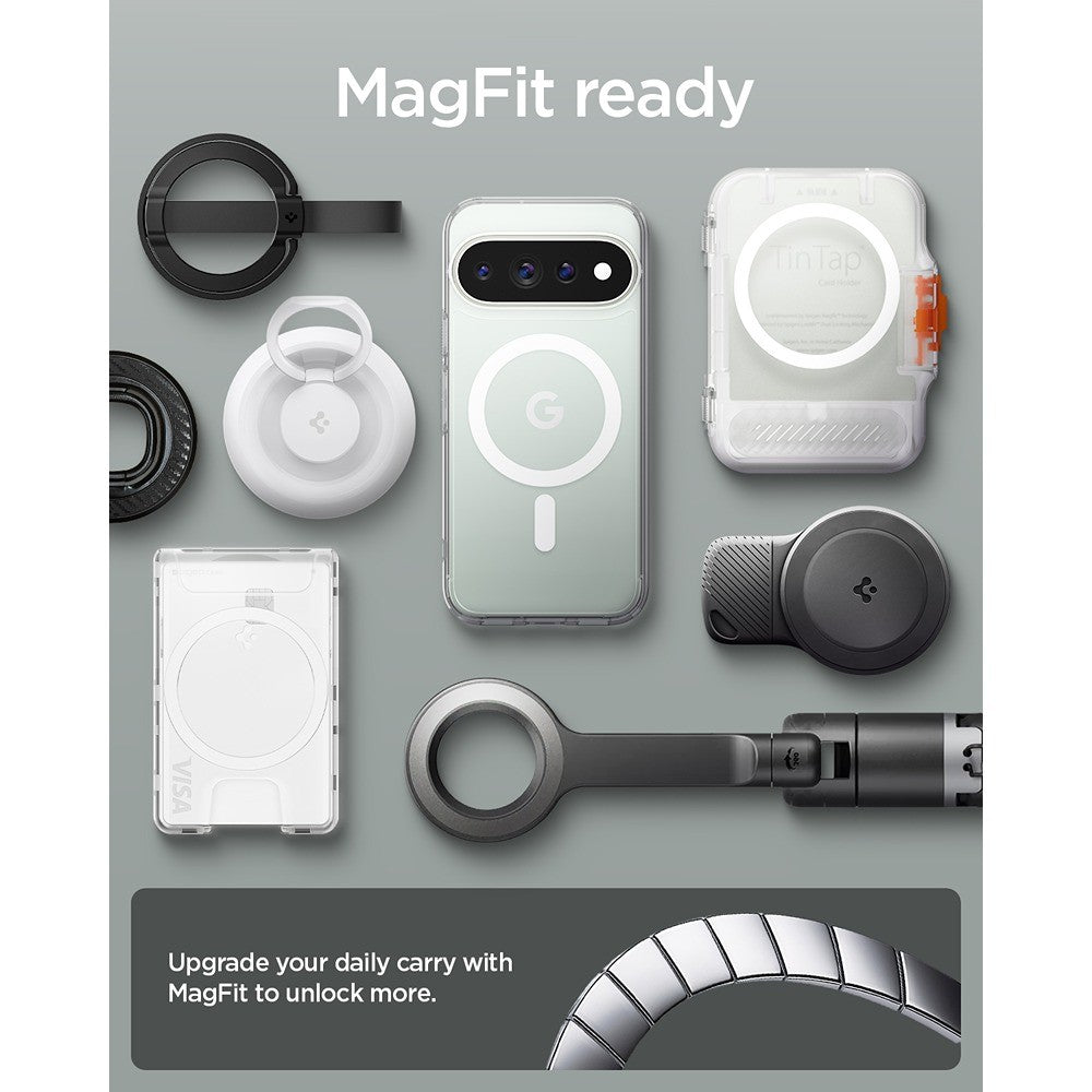 Spigen Google Pixel 11 Pro Skal Ultra Hybrid MagFit Clear White