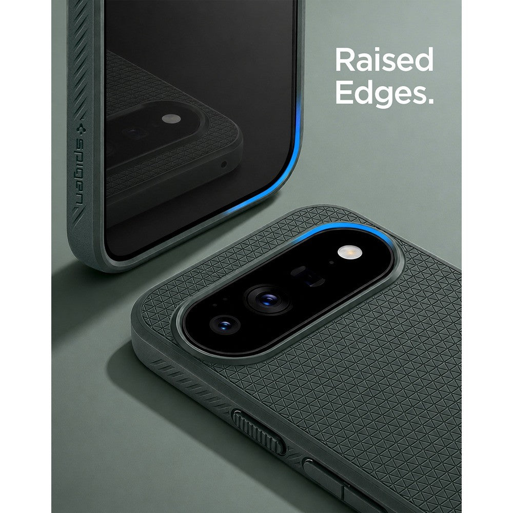 Spigen Google Pixel 11 Pro XL Skal Liquid Air MagFit Abyss Green