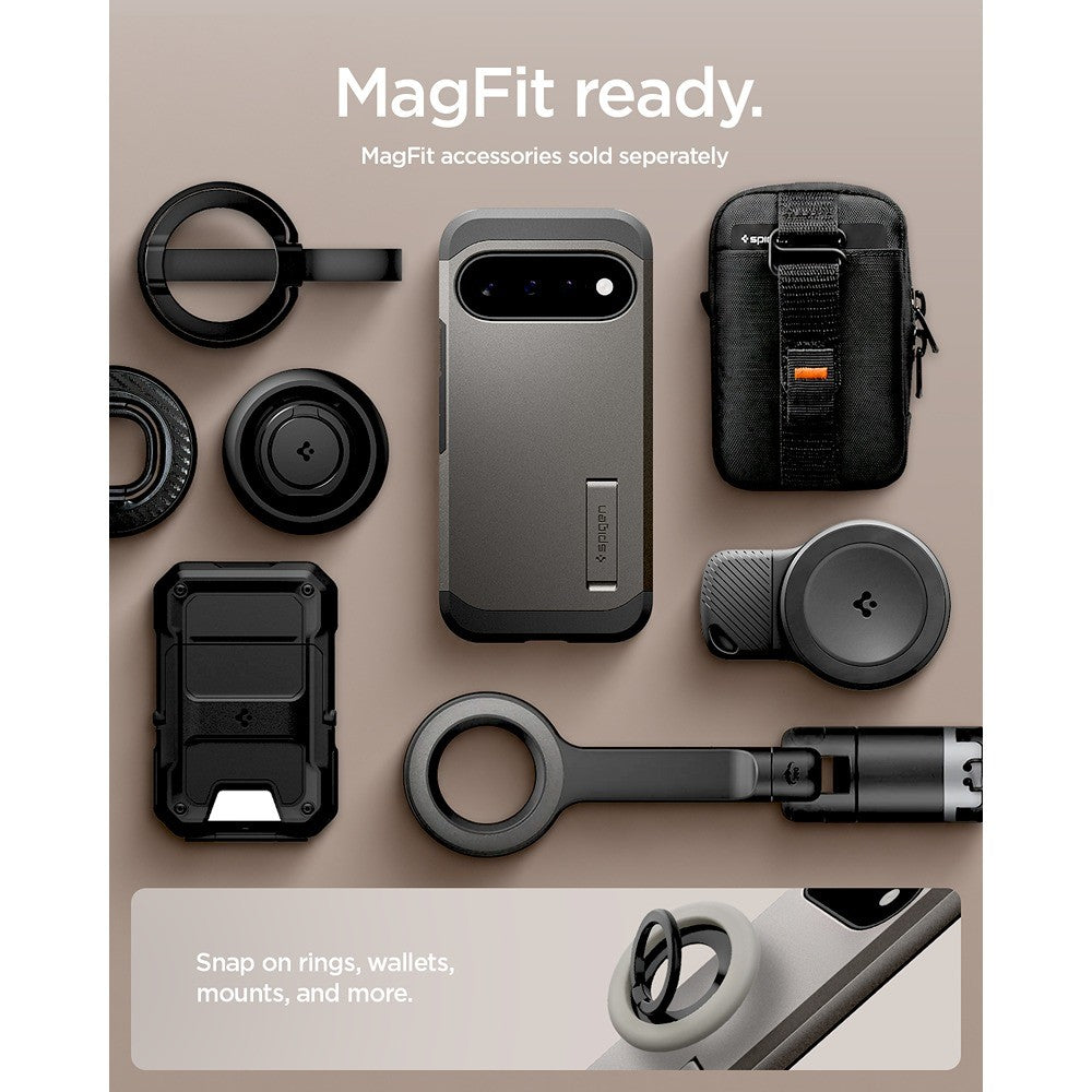 Spigen Google Pixel 11 Skal Tough Armor MagFit Gunmetal