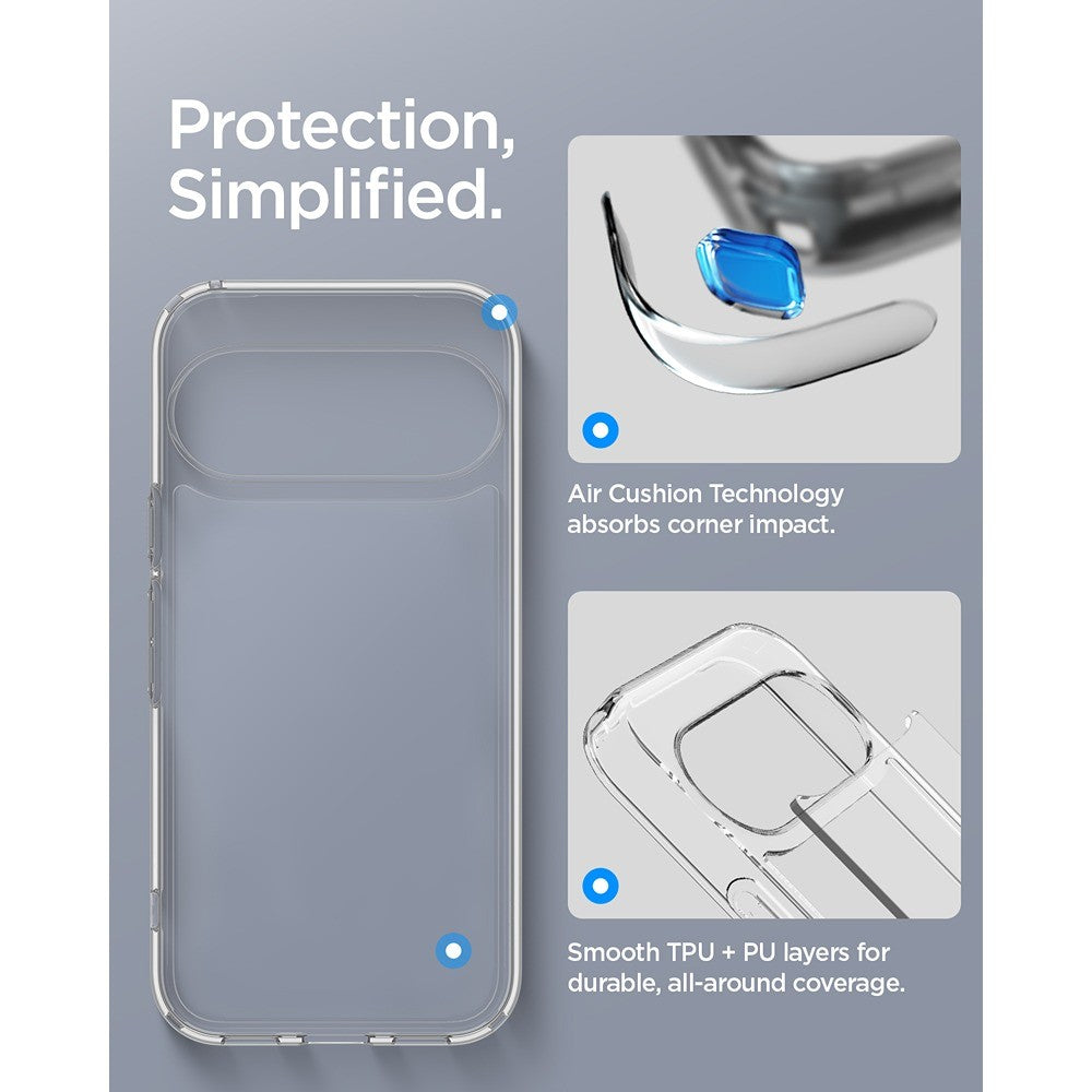 Spigen Google Pixel 11 Skal Ultra Hybrid Crystal Clear