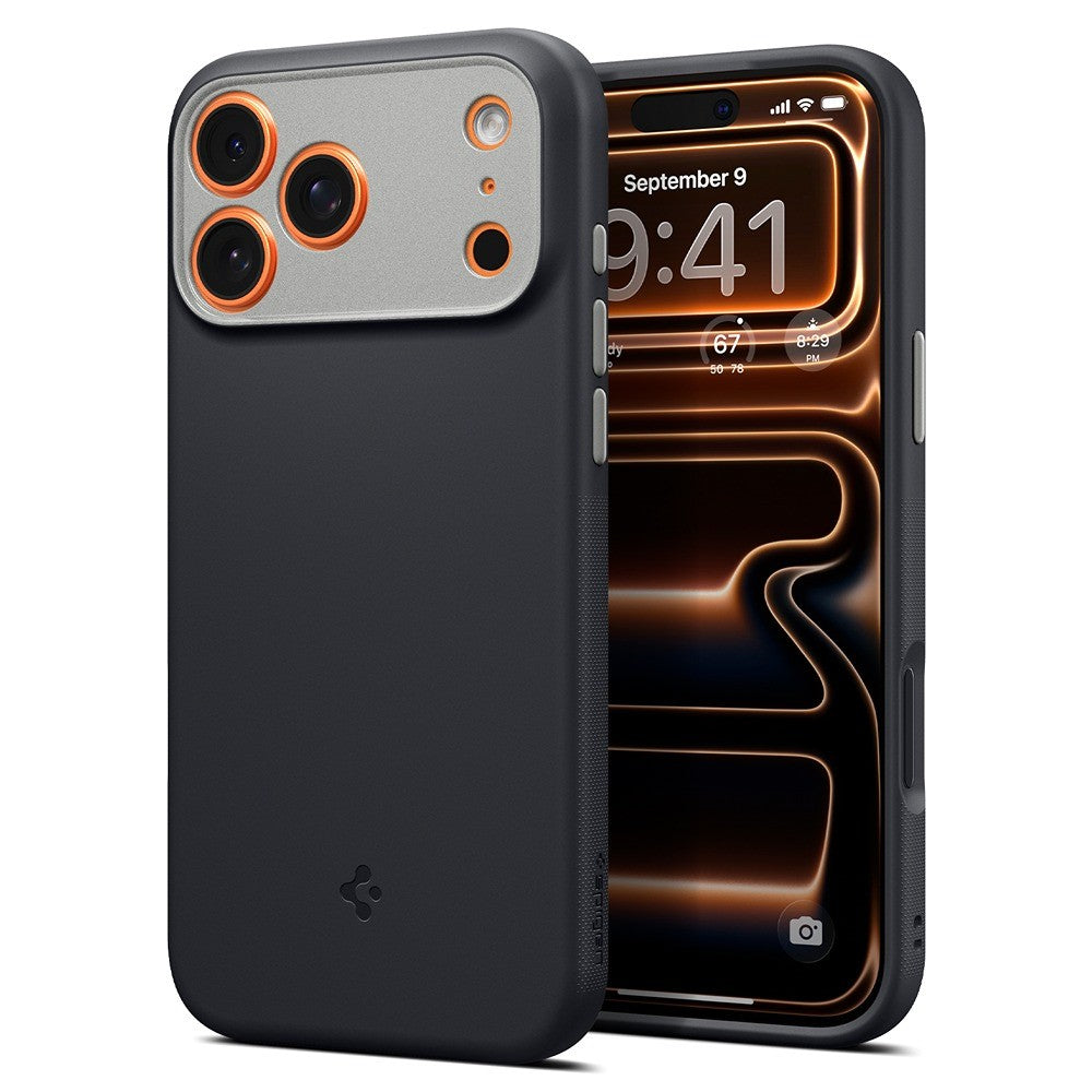 Spigen iPhone 17 Pro/iPhone 18 Pro Deksel Nano Pop MagFit Black Sesame