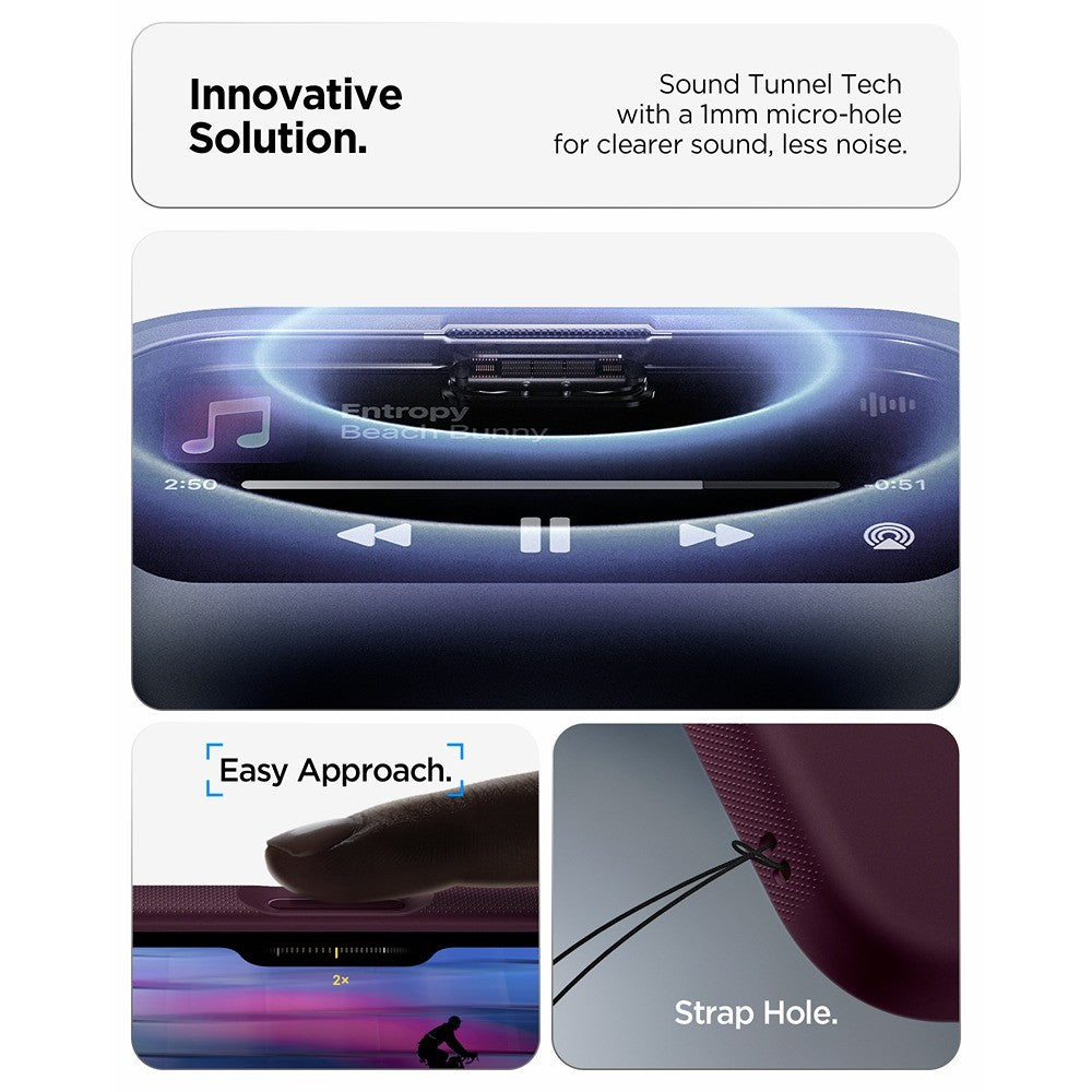 Spigen iPhone 17 Pro/iPhone 18 Pro Deksel Nano Pop MagFit Burgundy Bean