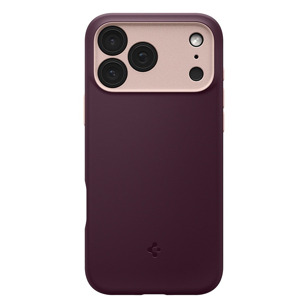 Spigen iPhone 17 Pro/iPhone 18 Pro Deksel Nano Pop MagFit Burgundy Bean