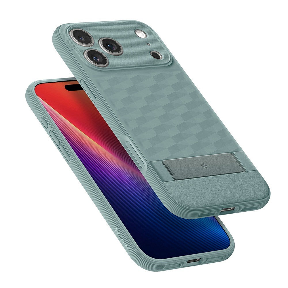Spigen iPhone 17 Pro/iPhone 18 Pro Deksel Parallax S MagFit salviegrønn