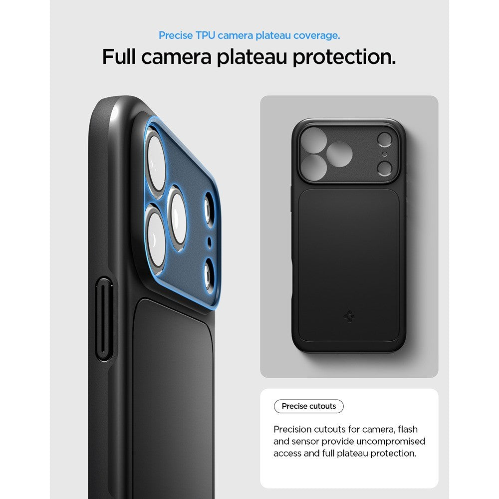Spigen iPhone 17 Pro/iPhone 18 Pro Deksel Thin Fit MagFit Svart