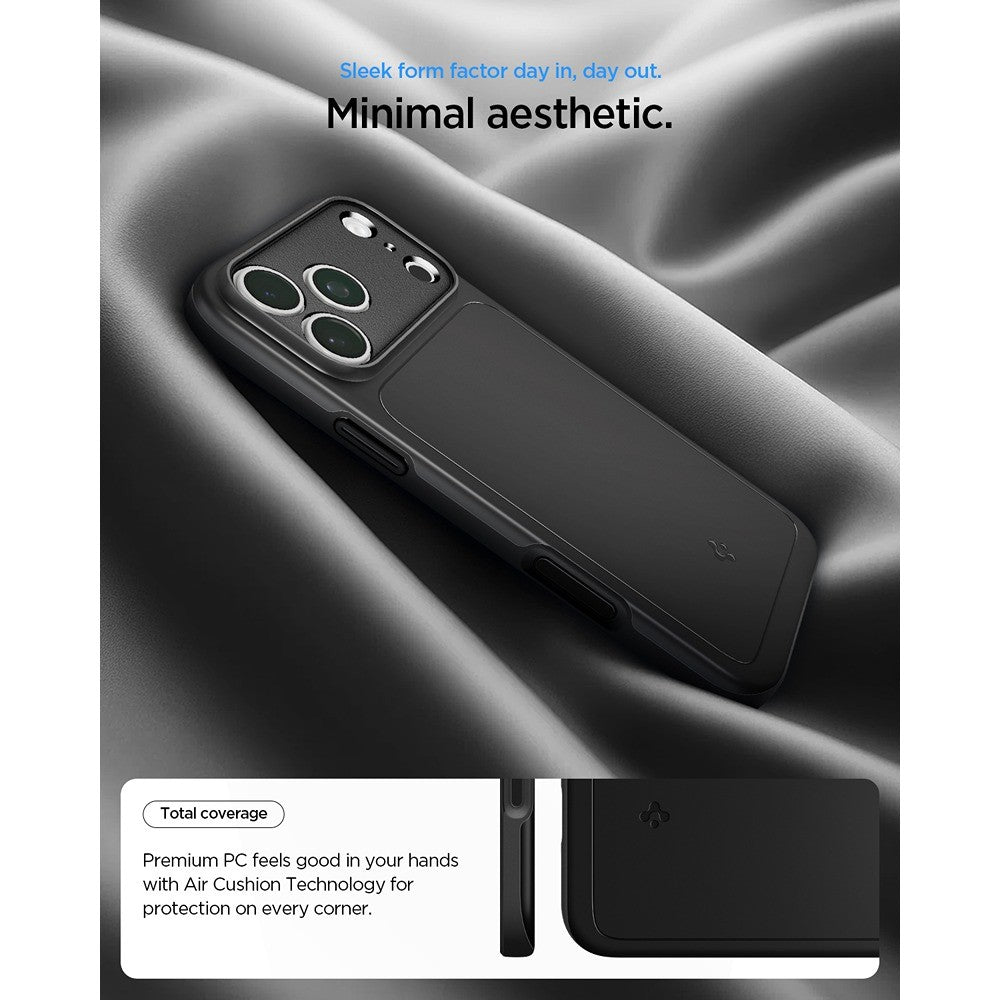 Spigen iPhone 17 Pro/iPhone 18 Pro Deksel Thin Fit MagFit Svart