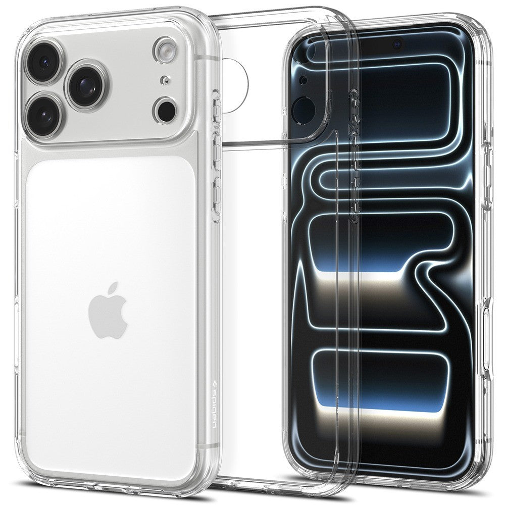 Spigen iPhone 17 Pro/iPhone 18 Pro Deksel Ultra Hybrid Crystal Clear