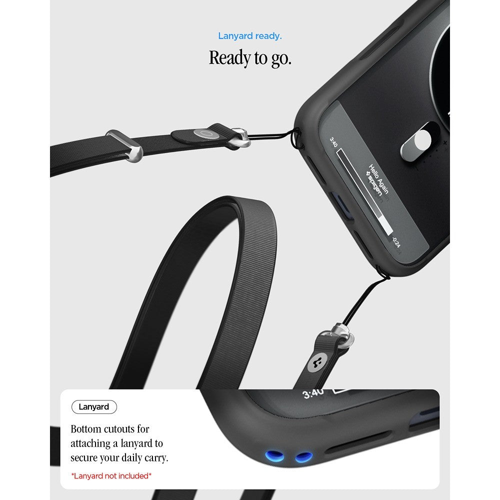Spigen iPhone 17 Pro/iPhone 18 Pro Deksel Ultra Hybrid MagFit Classic Svart