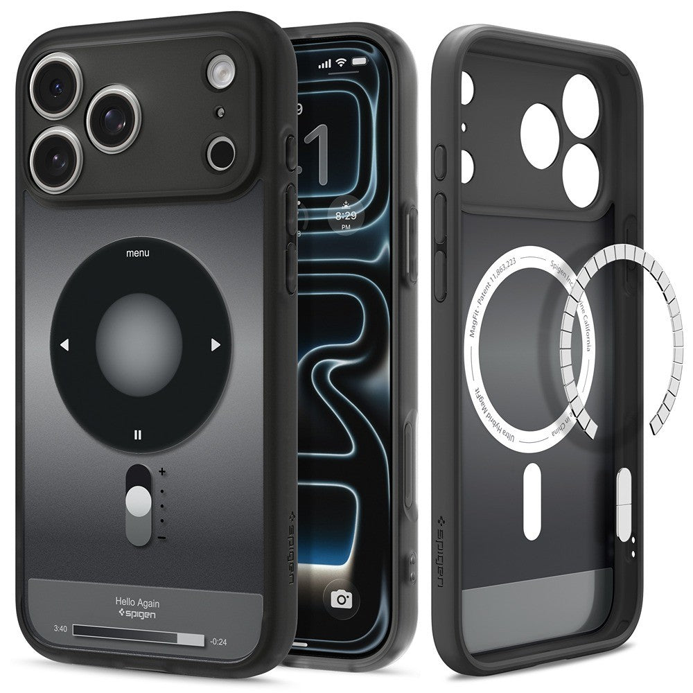 Spigen iPhone 17 Pro/iPhone 18 Pro Deksel Ultra Hybrid MagFit Classic Svart