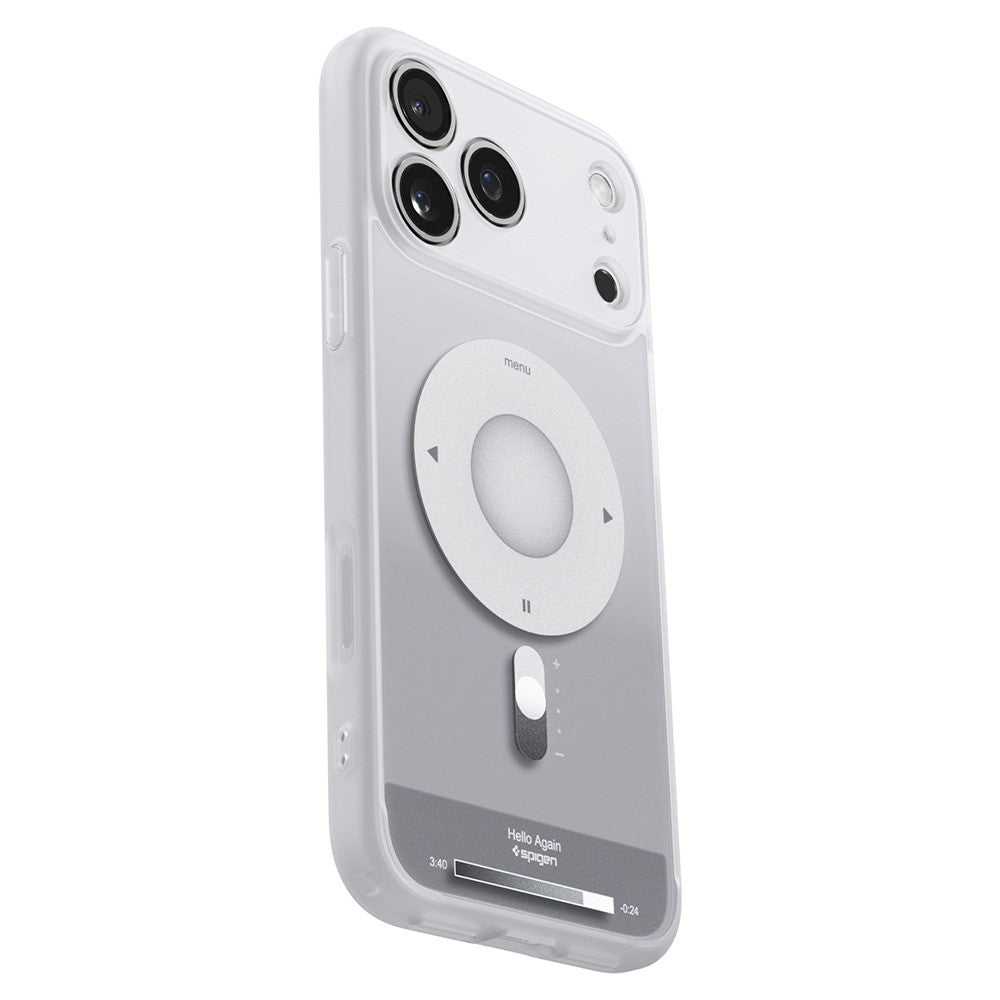 Spigen iPhone 17 Pro/iPhone 18 Pro Deksel Ultra Hybrid MagFit Classic Sølv