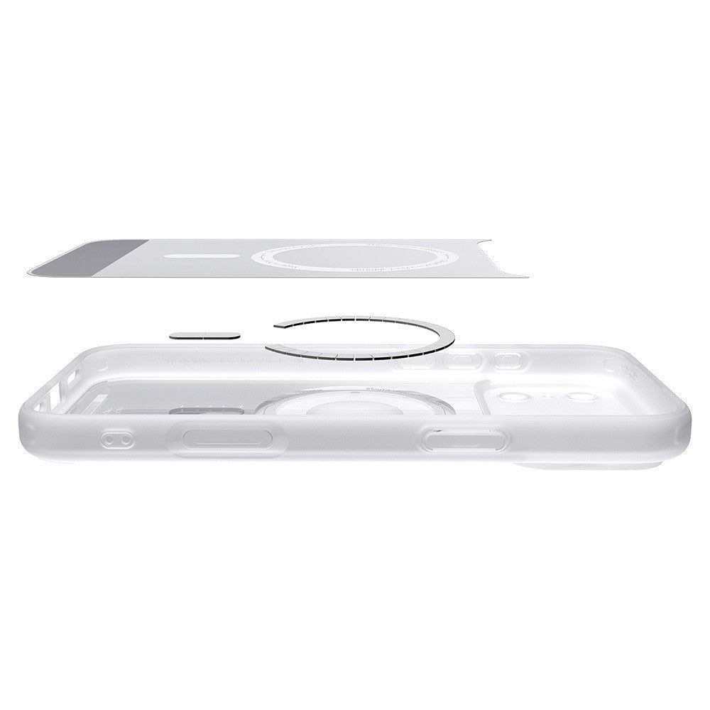 Spigen iPhone 17 Pro/iPhone 18 Pro Deksel Ultra Hybrid MagFit Classic Sølv