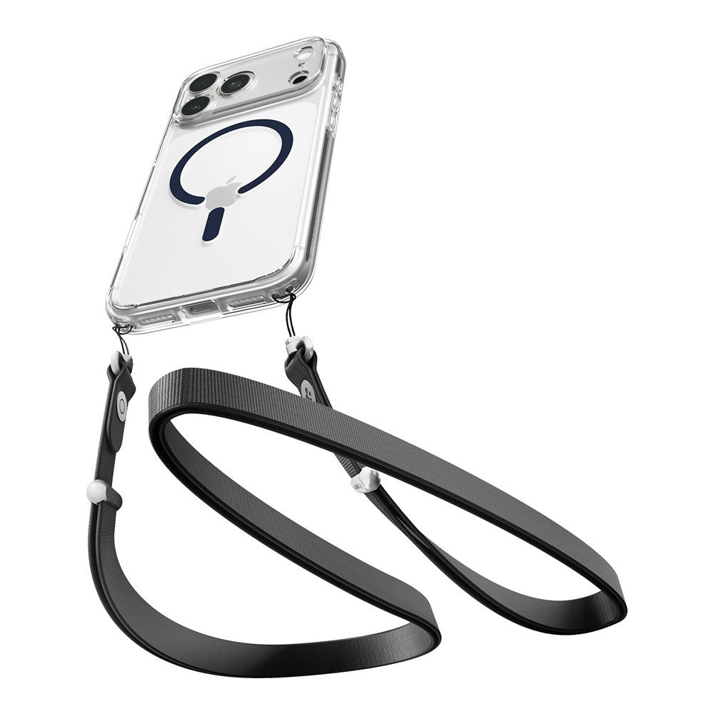 Spigen iPhone 17 Pro/iPhone 18 Pro Deksel Ultra Hybrid MagFit Clear Deep Blue