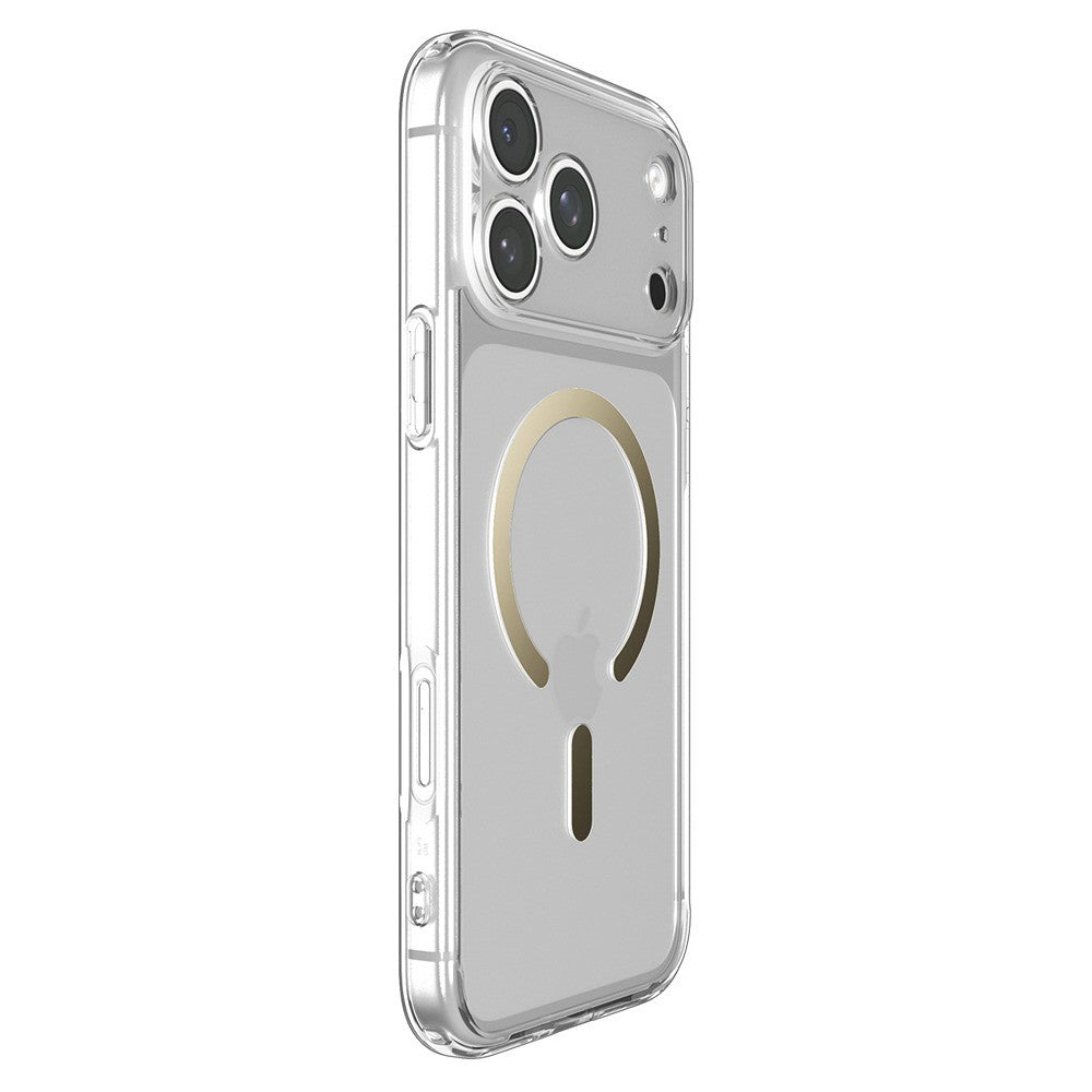 Spigen iPhone 17 Pro/iPhone 18 Pro Deksel Ultra Hybrid MagFit Clear Gold