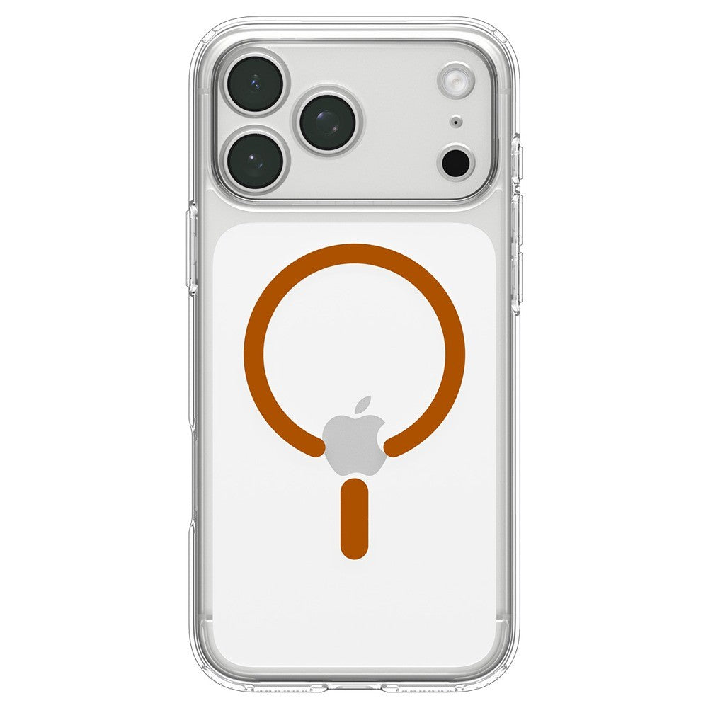 Spigen iPhone 17 Pro/iPhone 18 Pro Deksel Ultra Hybrid MagFit Clear Oransje