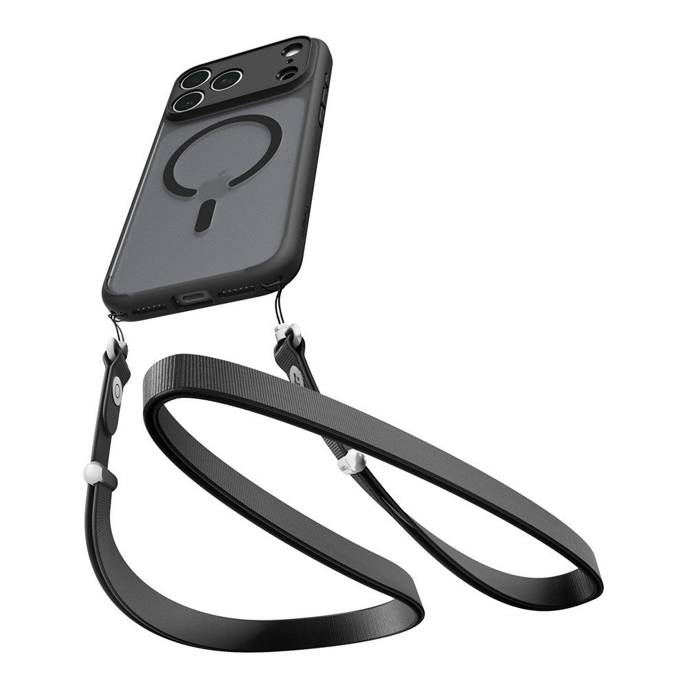 Spigen iPhone 17 Pro/iPhone 18 Pro Deksel Ultra Hybrid MagFit Frost Black