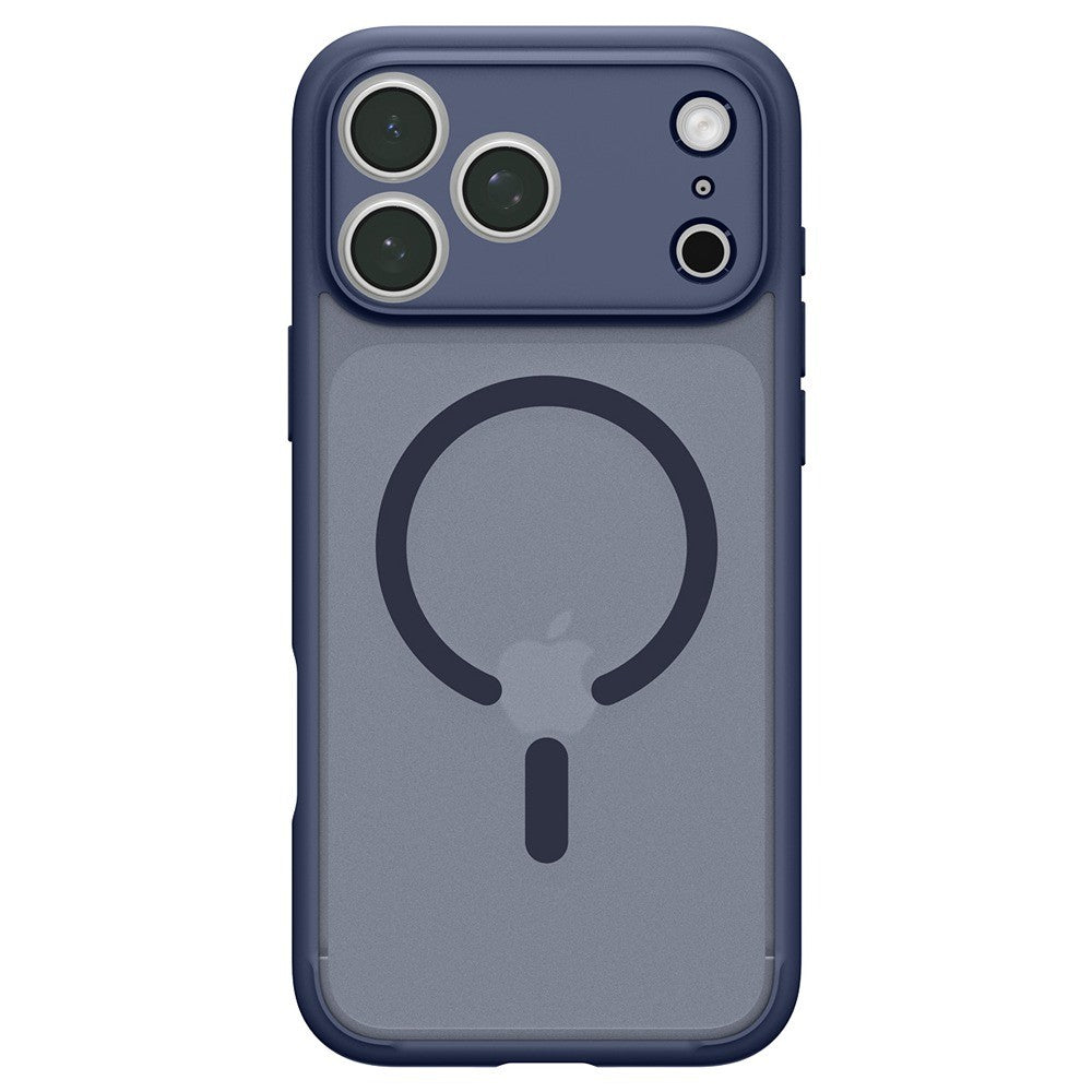 Spigen iPhone 17 Pro/iPhone 18 Pro Deksel Ultra Hybrid MagFit frost-mørkeblå