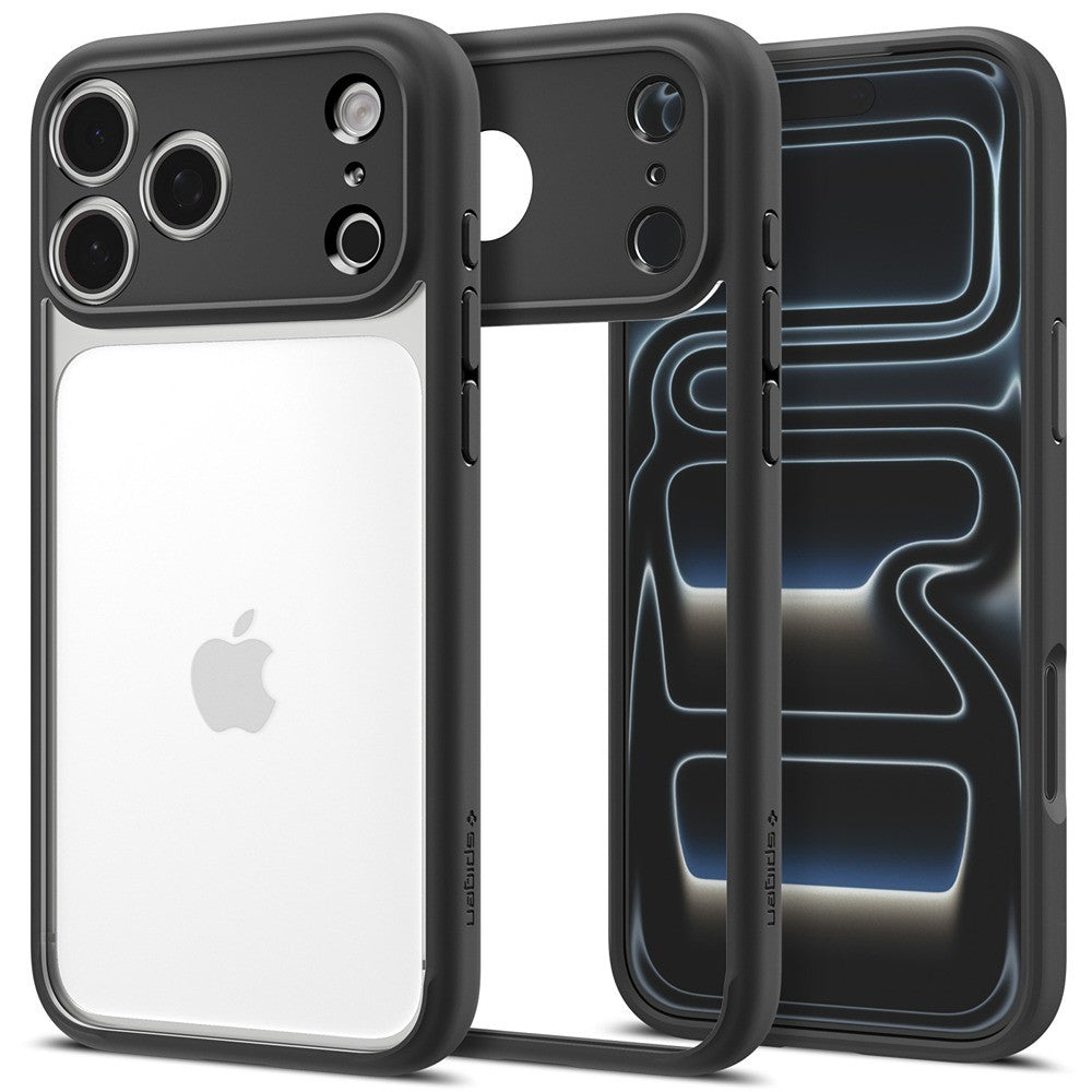 Spigen iPhone 17 Pro/iPhone 18 Pro Deksel Ultra Hybrid Matte Black