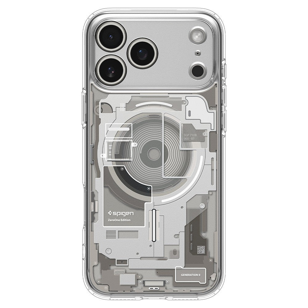 Spigen iPhone 17 Pro/iPhone 18 Pro Deksel Ultra Hybrid Zero One MagFit Natural Titan