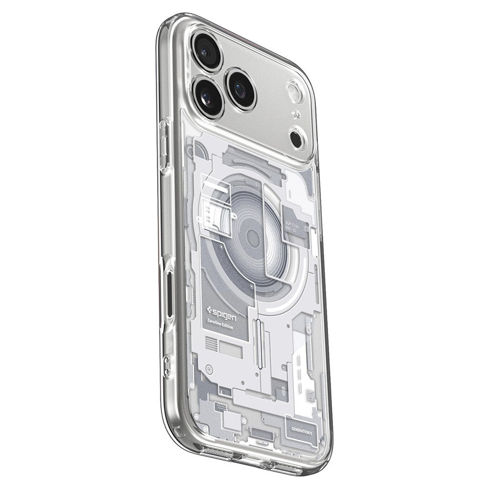 Spigen iPhone 17 Pro/iPhone 18 Pro Deksel Ultra Hybrid Zero One MagFit Hvit