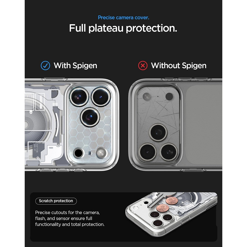 Spigen iPhone 17 Pro/iPhone 18 Pro Deksel Ultra Hybrid Zero One MagFit Hvit