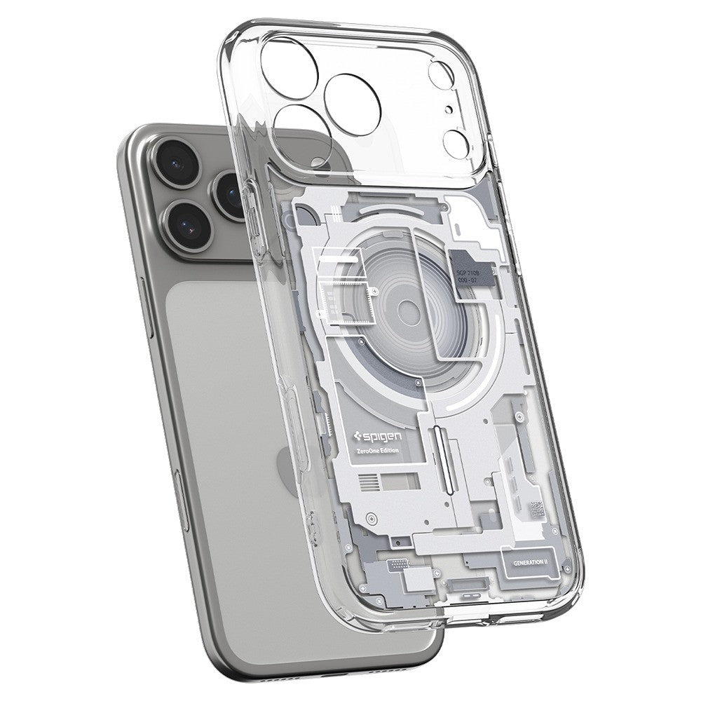 Spigen iPhone 17 Pro/iPhone 18 Pro Deksel Ultra Hybrid Zero One MagFit Hvit