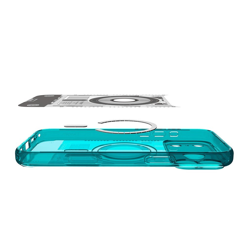 Spigen iPhone 17 Pro Max/iPhone 18 Pro Max Deksel Classic C1 MagFit Bondi-blå