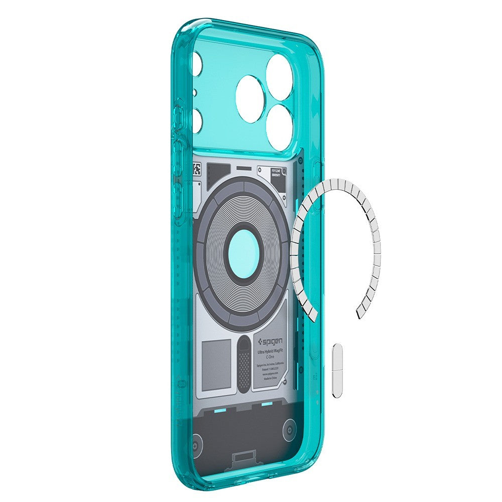Spigen iPhone 17 Pro Max/iPhone 18 Pro Max Deksel Classic C1 MagFit Bondi-blå