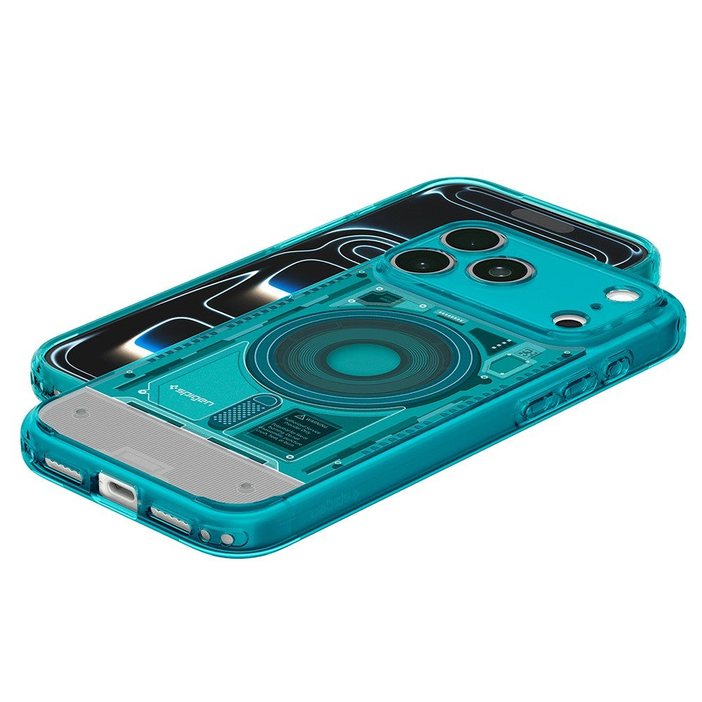 Spigen iPhone 17 Pro Max/iPhone 18 Pro Max Deksel Classic C1 MagFit Bondi-blå