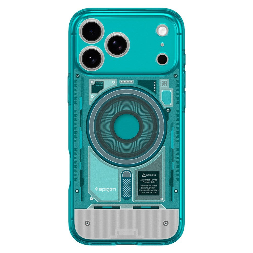 Spigen iPhone 17 Pro Max/iPhone 18 Pro Max Deksel Classic C1 MagFit Bondi-blå