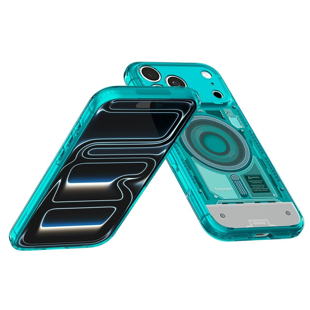 Spigen iPhone 17 Pro Max/iPhone 18 Pro Max Deksel Classic C1 MagFit Bondi-blå