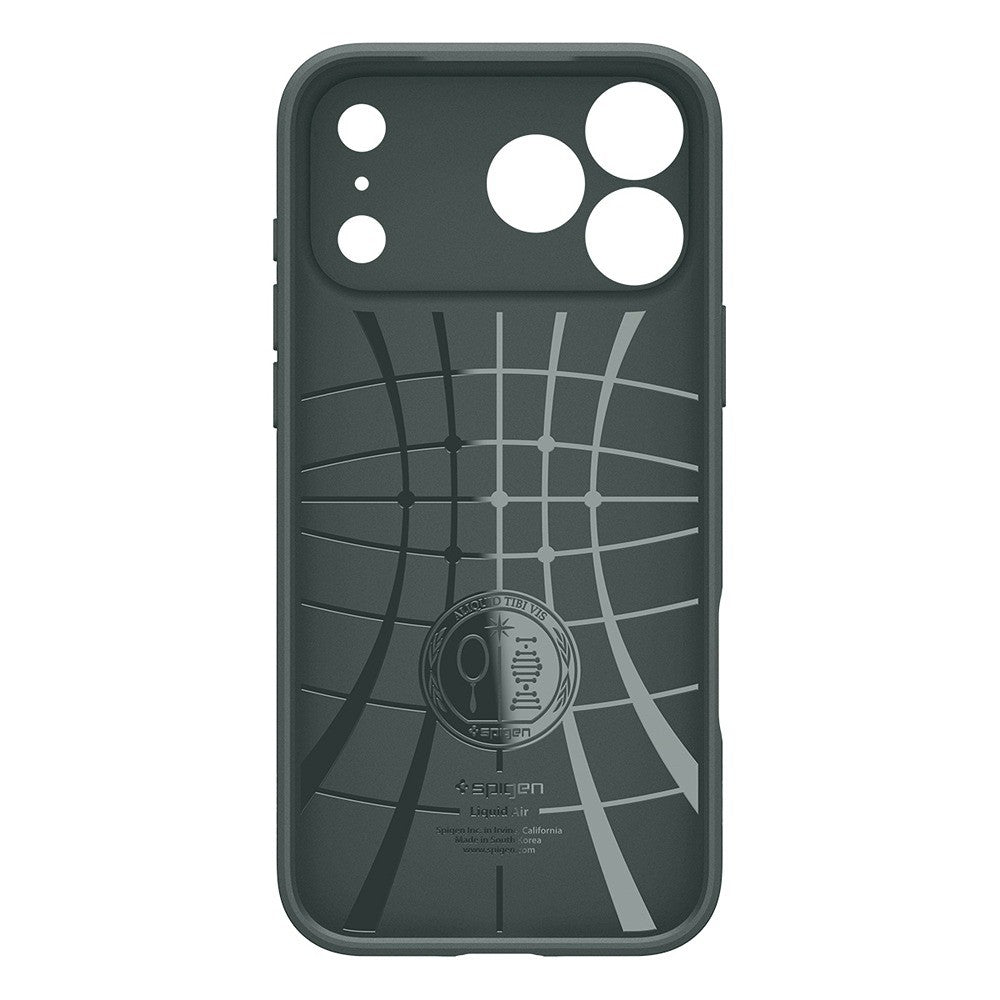 Spigen iPhone 17 Pro Max/iPhone 18 Pro Max Deksel Liquid Air Abyss Green