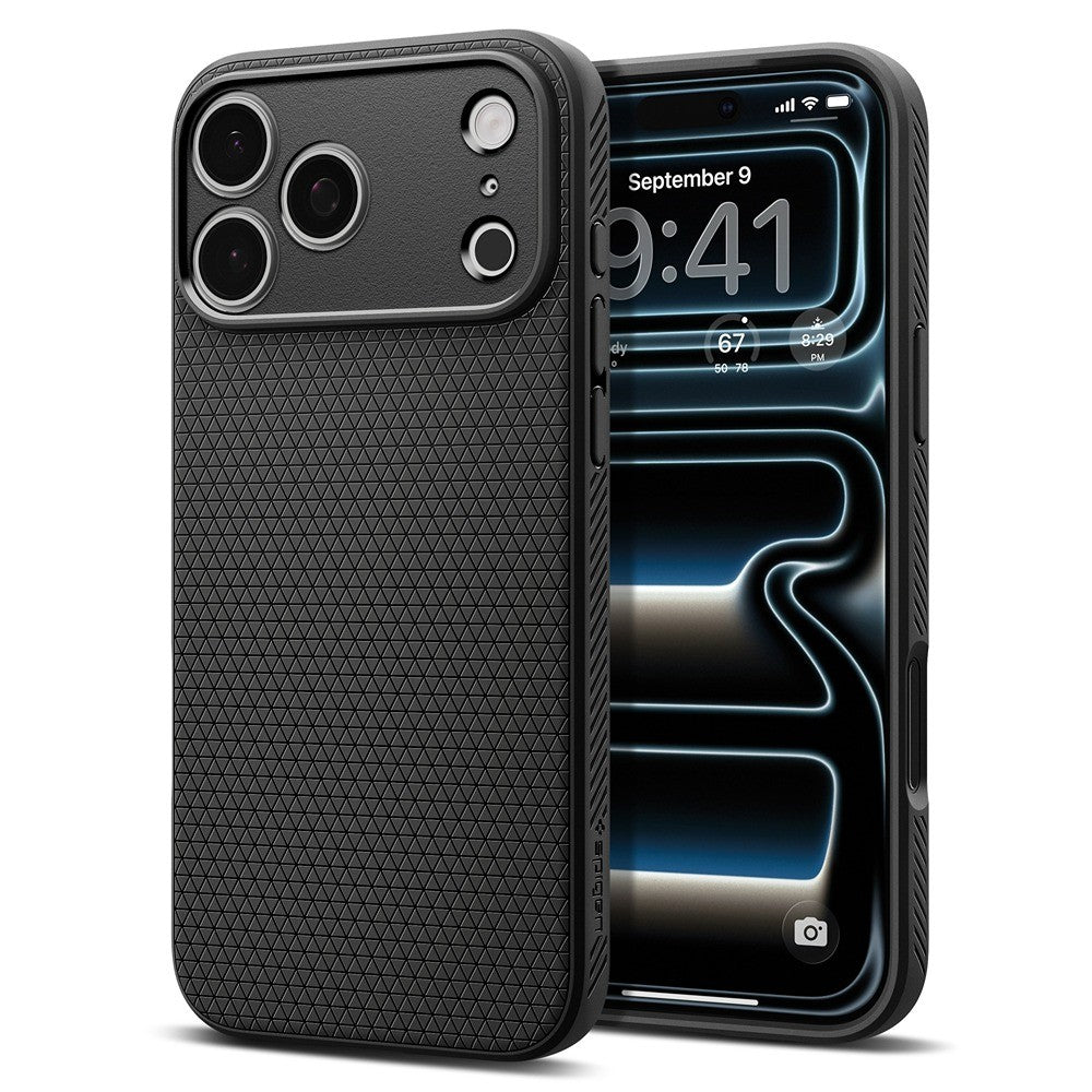 Spigen iPhone 17 Pro Max/iPhone 18 Pro Max Deksel Liquid Air Matte Black