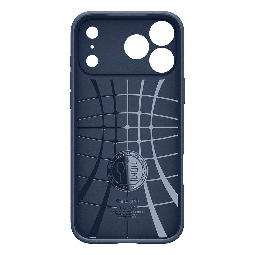 Spigen iPhone 17 Pro Max/iPhone 18 Pro Max Deksel Liquid Air Navy Blue