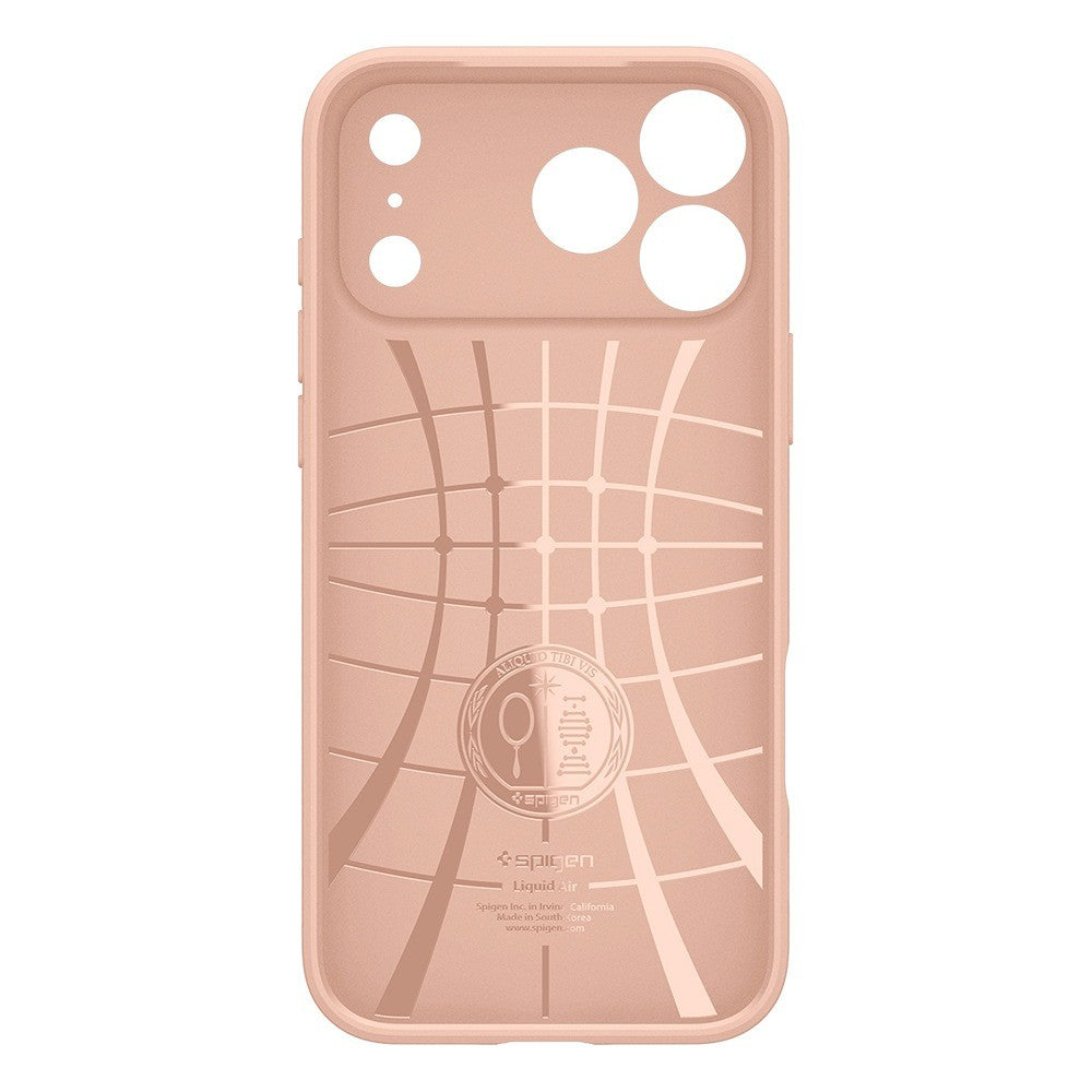 Spigen iPhone 17 Pro Max/iPhone 18 Pro Max Deksel Liquid Air Rose Titan