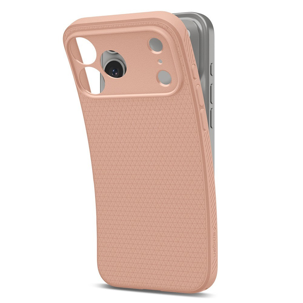 Spigen iPhone 17 Pro Max/iPhone 18 Pro Max Deksel Liquid Air Rose Titan