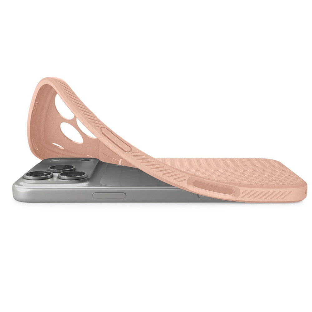 Spigen iPhone 17 Pro Max/iPhone 18 Pro Max Deksel Liquid Air Rose Titan