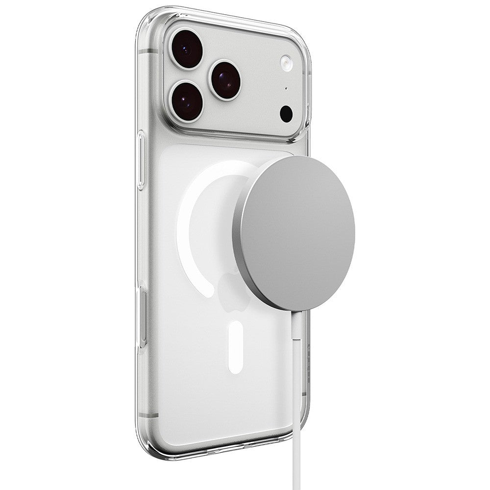 Spigen iPhone 17 Pro Max/iPhone 18 Pro Max Deksel Liquid Crystal MagFit Clear White
