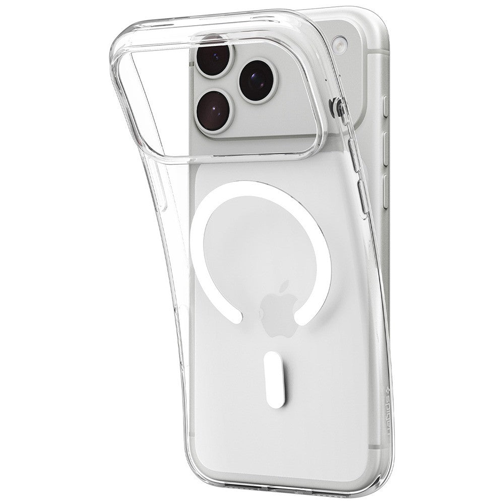 Spigen iPhone 17 Pro Max/iPhone 18 Pro Max Deksel Liquid Crystal MagFit Clear White