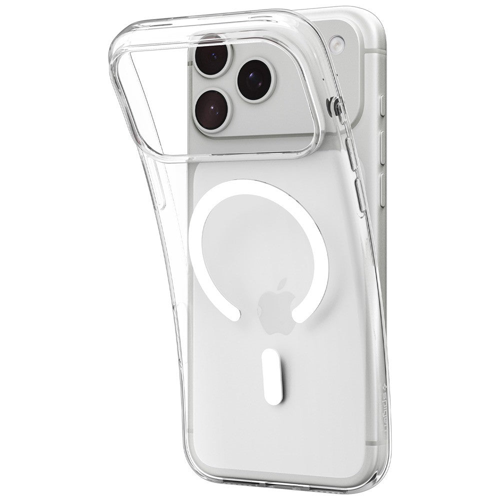 Spigen iPhone 17 Pro Max/iPhone 18 Pro Max Deksel Liquid Crystal MagFit Clear White