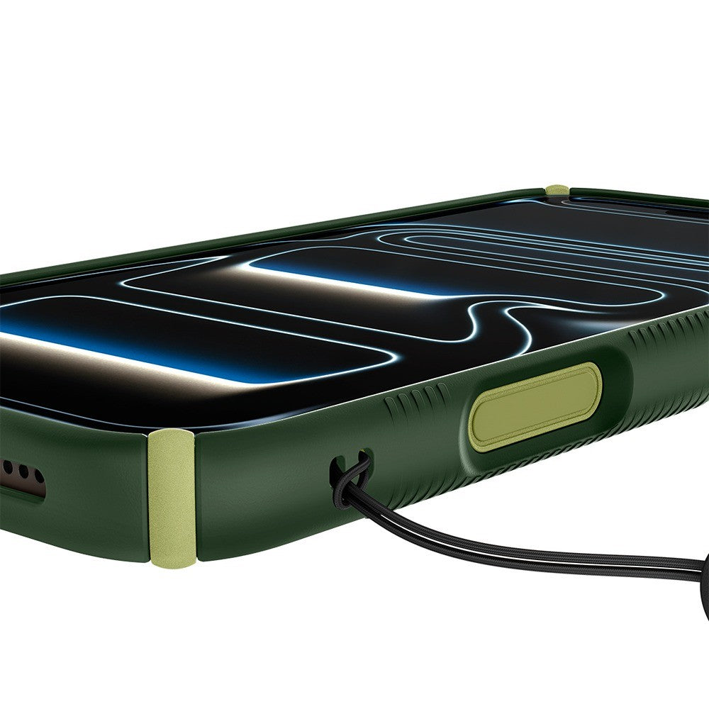 Spigen iPhone 17 Pro Max/iPhone 18 Pro Max Deksel Nano Pop Hybrid MagFit Avo Green